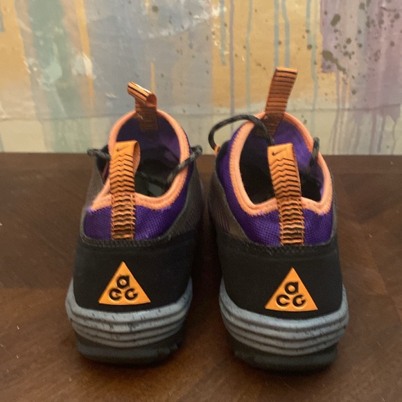 Nike Men's ACG Lunarincognito  Black/ Metallic Silver/Dark Chn  Sneakers 9 - Picture 2 of 7